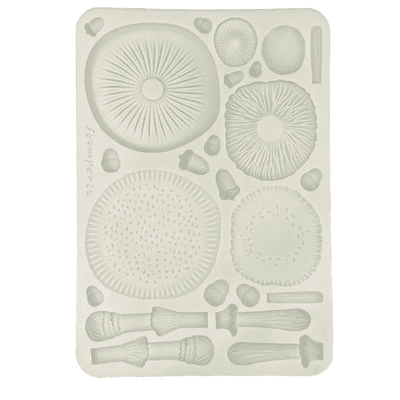 Stamperia Silicone Mould A5 - Whispering Woods Mushrooms 3D