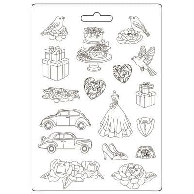 Stamperia Soft Mould A4 - Timeless