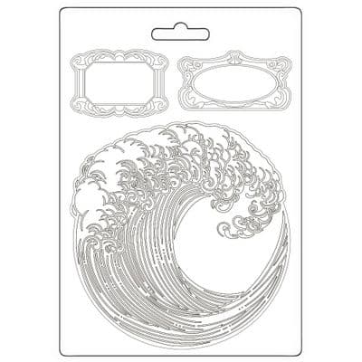 Stamperia Soft Mould A5 - Silent Sea Wave