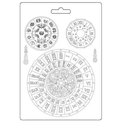 Stamperia Soft Mould A5 - Venice City of Art Clocks