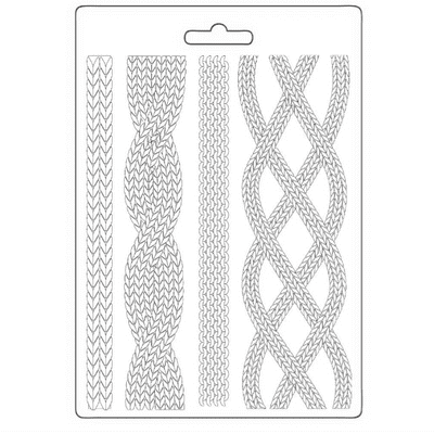 Stamperia Soft Mould A5 - Whispering Woods Cords