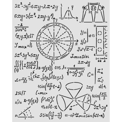 Stamperia Thick Stencil - A New Beginning Formulas