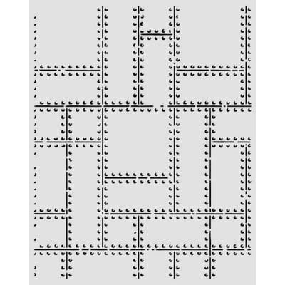 Stamperia Thick Stencil - A New Beginning Metal Plates