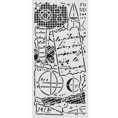 Stamperia Thick Stencil - A New Beginning Notes