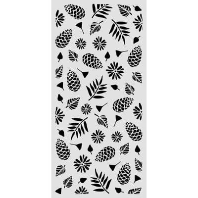Stamperia Thick Stencil - Christmas Pinecones Pattern