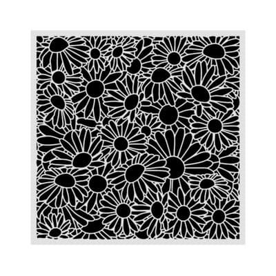 Stamperia Thick Stencil - Daisy Art Daisies Pattern