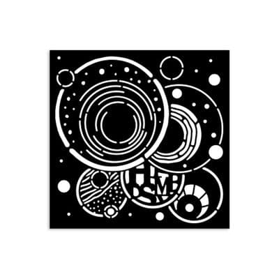 Stamperia Thick Stencil - Furry Friends Vibrant Circles