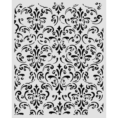 Stamperia Thick Stencil - Gardens of Time Wallpaper