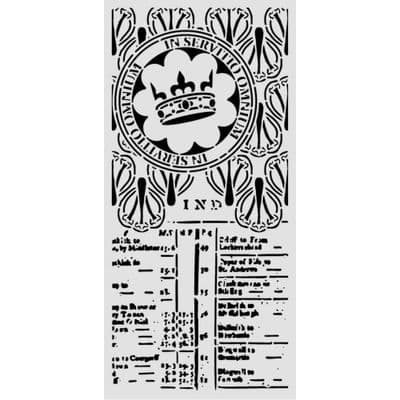 Stamperia Thick Stencil - Our Way Crown