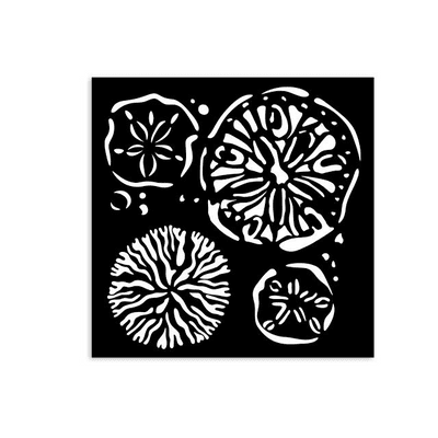 Stamperia Thick Stencil - Silent Sea - Sponges