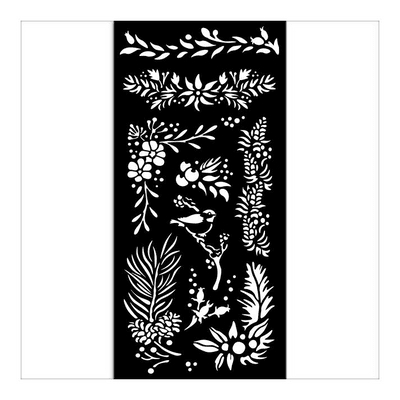 Stamperia Thick Stencil - The Owl’s House Branches