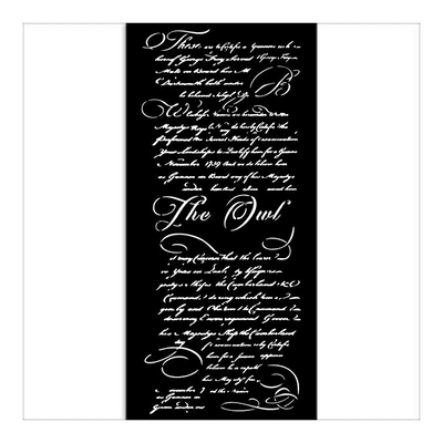 Stamperia Thick Stencil - The Owl’s House Letter