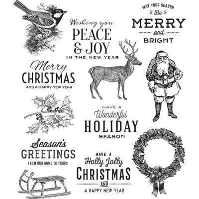 Stampers Anonymous Cling Stamps Mini Blueprints (CMS136 Stampers Anonymous Cling Stamps Mini Blueprints (CMS136