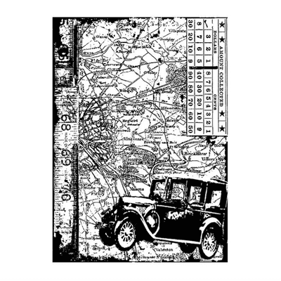 Stampers Anonymous Tim Holtz Components Cling Mount Stamp - Car