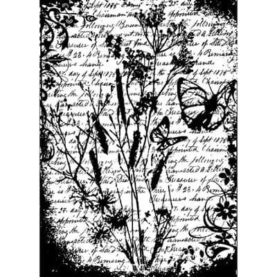 Stampers Anonymous Tim Holtz Components Cling Mount Stamp - Flutter