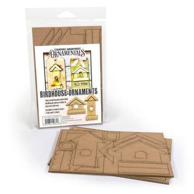 Stampers Anonymous Tim Holtz Ornamentals - Birdhouse Ornaments
