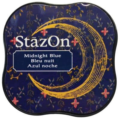 StazOn Midi Ink Pad - Midnight Blue
