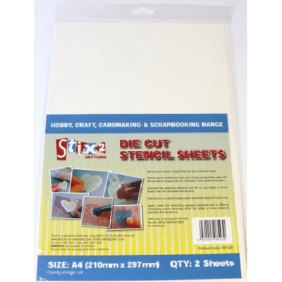 Stix2 A4 Die Cut Stencil Sheets 