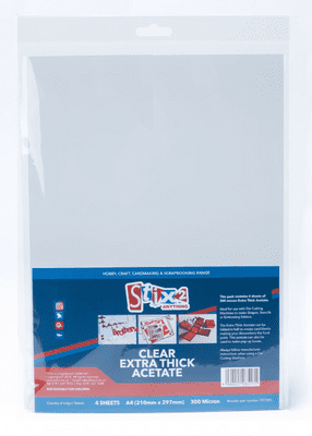 Stix2 Clear Extra Thick Acetate