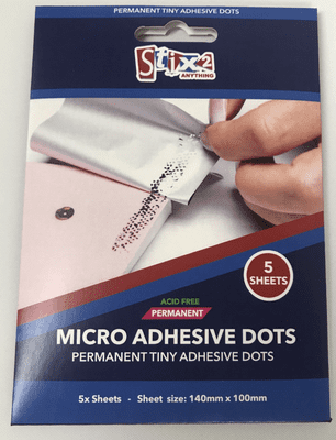 Stix2 Micro Adhesive Dots Sheets x5