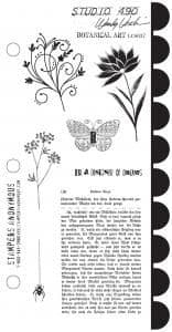 Studio 490 - Botanical Art - Stamp Set - WV-LCS037
