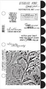 Studio 490 - Sentimental Art - Stamp Set - WV-LCS064