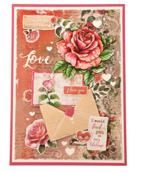 Studio Light 8x8 Paper Pad - Love of My Life Nr 274 Backgrounds