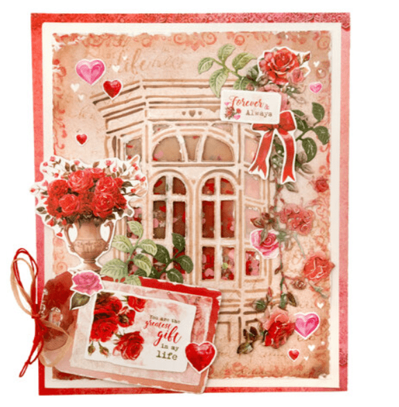 Studio Light 8x8 Paper Pad - Love of My Life Nr 274 Backgrounds