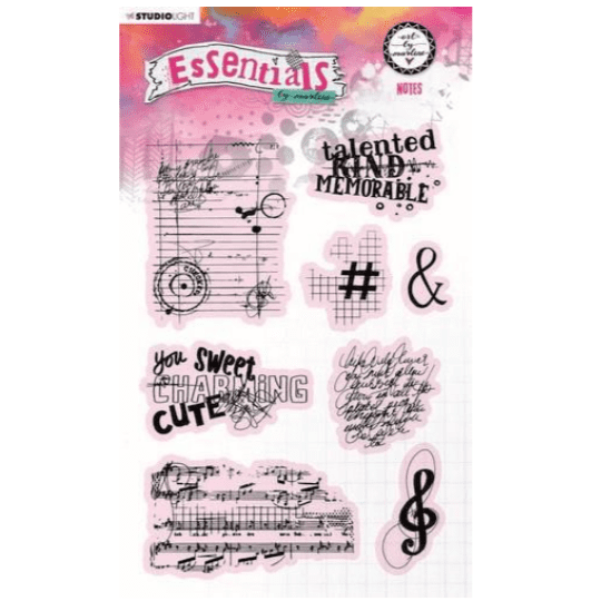 Studio Light Art by Marlene Clear Stamp - Essentials Notes Nr 503