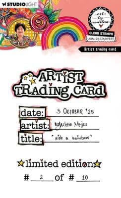 Studio Light Art by Marlene Clear Stamp - nr. 889 Artist Trading Card