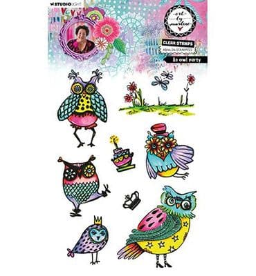 Studio Light Art by Marlene Clear Stamp - nr. 923 An Owl Party