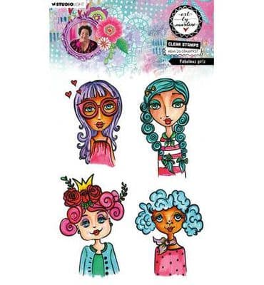 Studio Light Art by Marlene Clear Stamp - nr. 937 Fabulous Girls