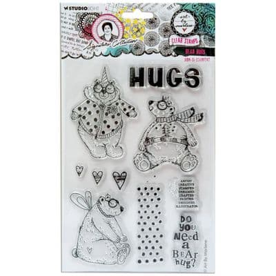 Studio Light Art by Marlene Clear Stamp - Signature Collection nr. 747 Bear Hug
