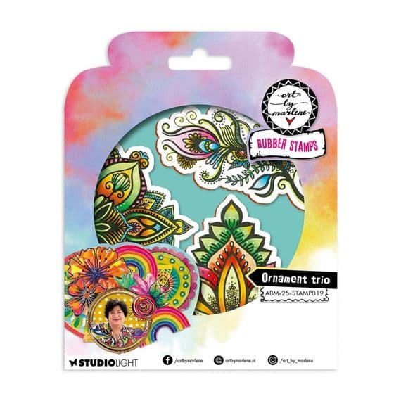 Studio Light Art By Marlene Cling Stamp nr. 819 - Ornament Trio