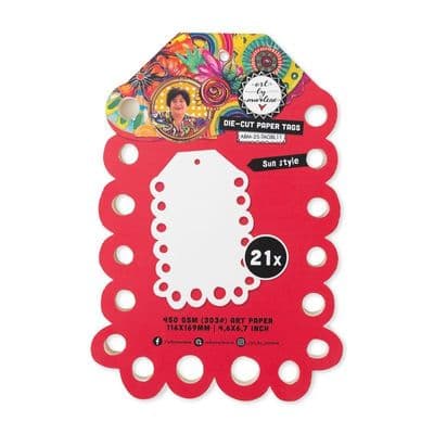 Studio Light Art by Marlene - Diecut Paper Tags Sun Style nr.11