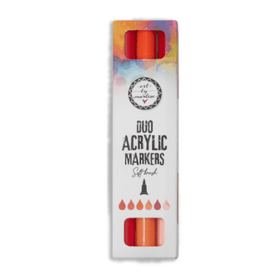 Studio Light Art by Marlene Essentials - Duo Acrylic Markers Reds nr.27