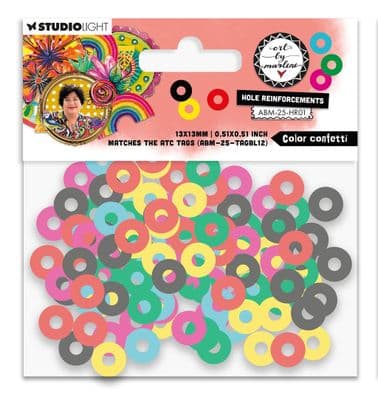 Studio Light Art by Marlene - Hole Reinforcements - Color Confetti nr.01