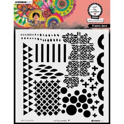 Studio Light Art By Marlene Mask - nr.356 Frantic Deco