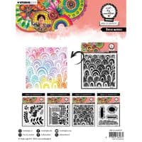 Studio Light Art By Marlene Mask - nr.357 Deco Waves