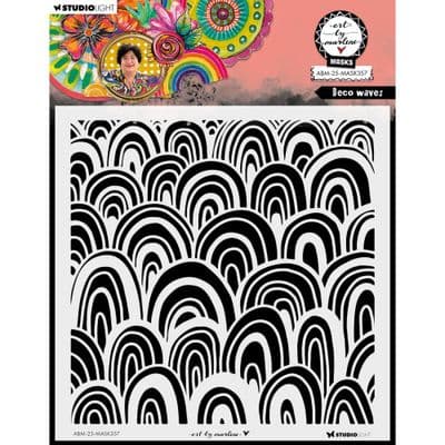 Studio Light Art By Marlene Mask - nr.357 Deco Waves