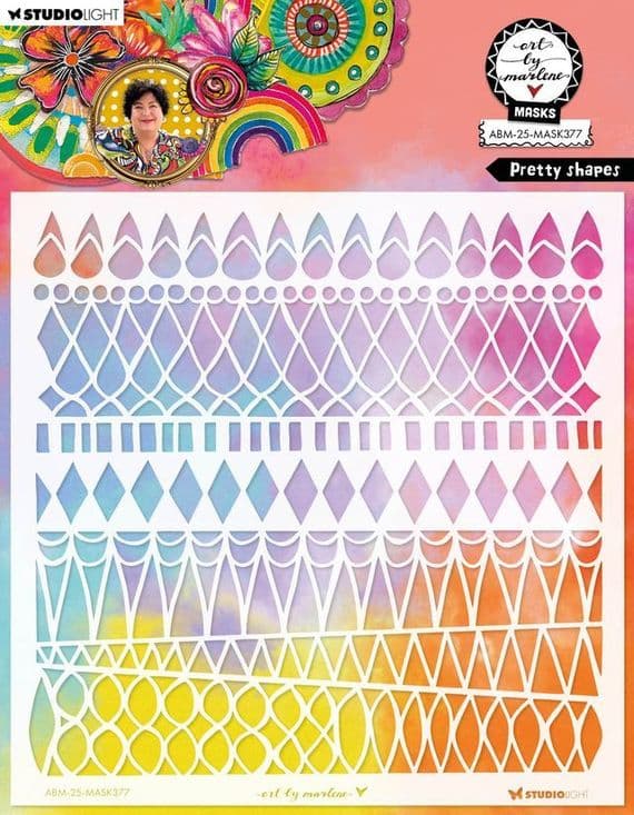 Studio Light Art By Marlene Mask - nr.377 Pretty Shapes