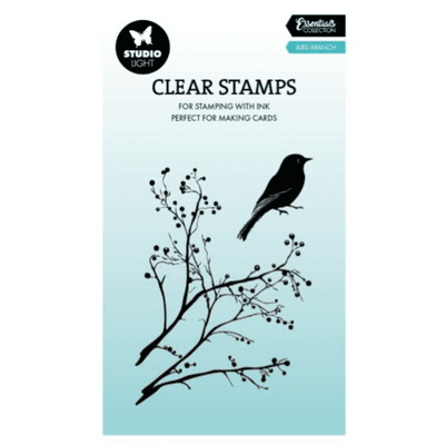 Studio Light Clear Stamp - Bird Branch Essentials nr.905