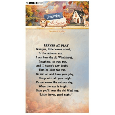 Studio Light Clear Stamp - Charming Autumn Leaves at Play nr.872