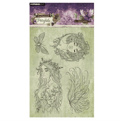 Studio Light Clear Stamp - Enchanted Fairytale Fairy Ladies nr.941