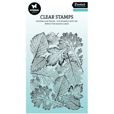 Studio Light Clear Stamp - Leaf Background Essentials nr.881