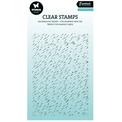 Studio Light Clear Stamp - Rain Background Essentials nr.880