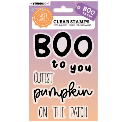 Studio Light Clear Stamp Set - Sweet Stories Boo To You