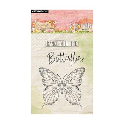 Studio Light Clear Stamp - Spring Meadow - Butterfly nr.774