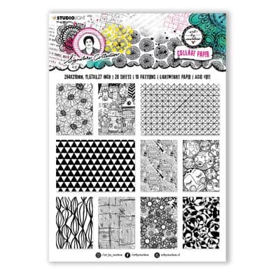 Studio Light Collage Papers - Art by Marlene Signature Collection Nr. 01