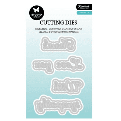 Studio Light Cutting  Die - Essentials Collection nr.1072 - Sentiments